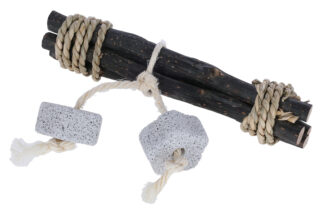 Play and Nibble Wood with Lava Stone