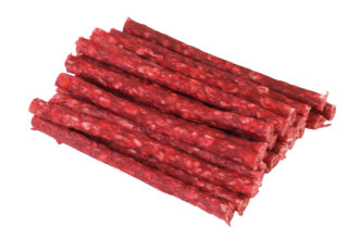 Sticks à mâcher rouges